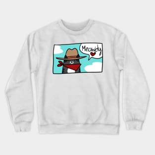 Meowdy Gay Tabby Cat Crewneck Sweatshirt